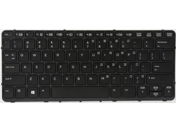 HP 766641-FL1, Tangentbord, Tjeckisk, Slovakiska, Tangentbord med bakgrundsbelysning, HP, Pro X2 612