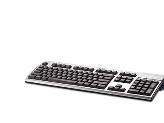 HP 631411-254, Full-size (100%), Langallinen, USB, Musta Svart