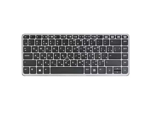 HP 776475-271, Tangentbord, Rumänska, Tangentbord med bakgrundsbelysning, HP, EliteBook 745 G2, EliteBook 750 G2, EliteBook 755 G2, EliteBook 840 G2,