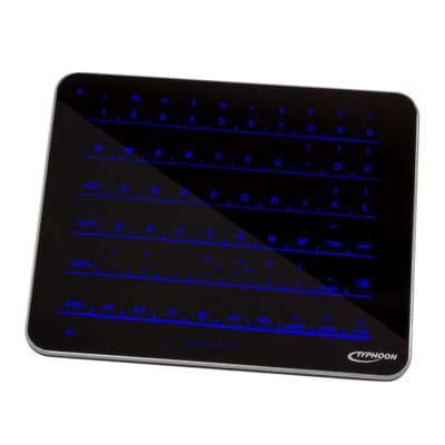 Typhoon SmartRemote, Kosketuslevy, Musta, Langaton, USB, 2.408 - 2.474 GHz, USB