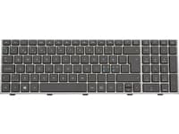 HP - Tangentbords- och styrplattsuppsättning - holländsk - silver - för ProBook 4540s, 4545s