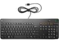 Miniatyrbild 1 av 2: HP Conferencing Keyboard UK, Fullstor (100 %), Kabel, USB, QWERTY, Svart