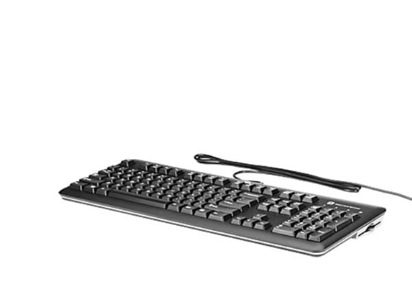HP Smart Card CCID - Tangentbord - USB - belgisk - silver, karbonit - för ProDesk 600 G1