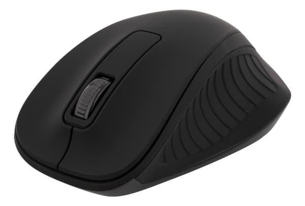 DELTACO trådløs optisk mus, 2.4GHz, 3 knapper med scroll, svart
