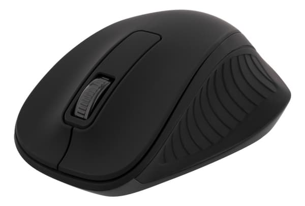 DELTACO trådløs optisk mus, 2.4GHz, 3 knapper med scroll, svart