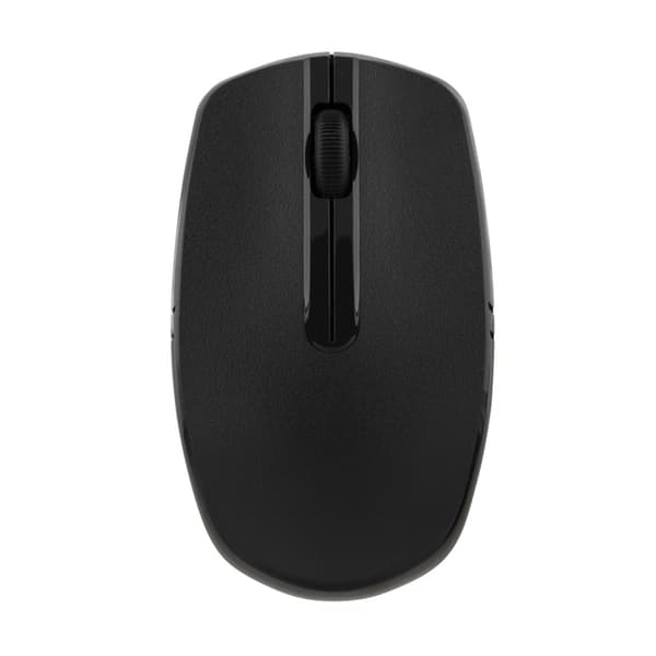 DELTACO trådløs optisk mus, 2 knapper og scroll, 1000 DPI, USB, svart