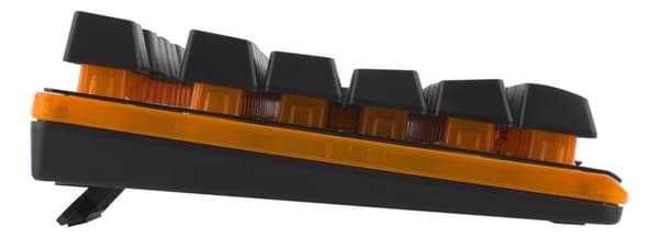 DELTACO GAMING tangentbord med membranbrytare, nordisk layout, orange belysning