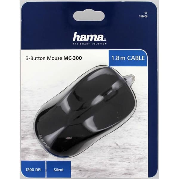 Hama Mus MC-300 Optisk Svart