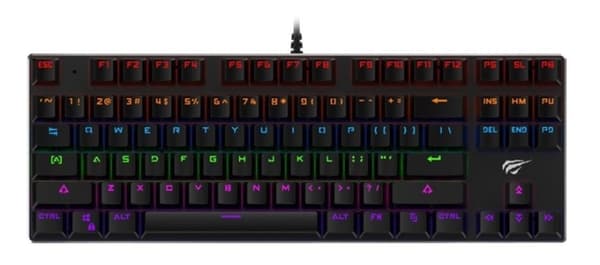 Havit Mekaniskt Gamingtangentbord, 87 tangenter Svart