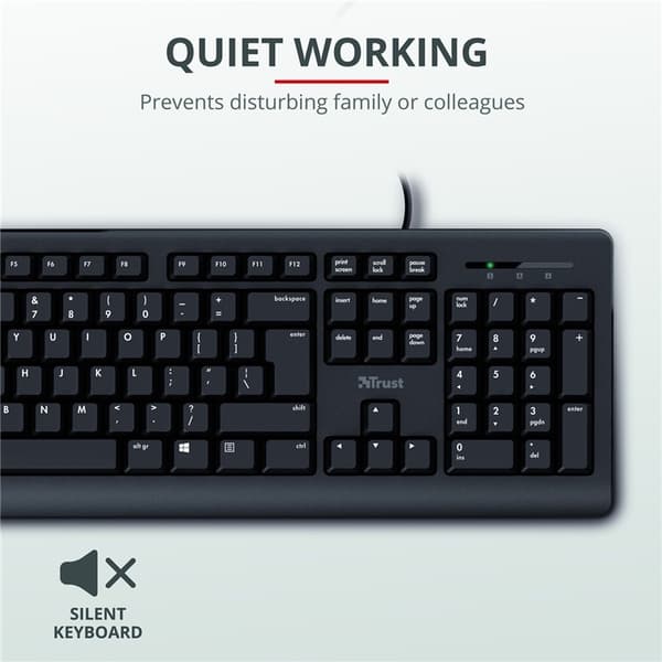 Trust Primo Keyboard Nordic layo