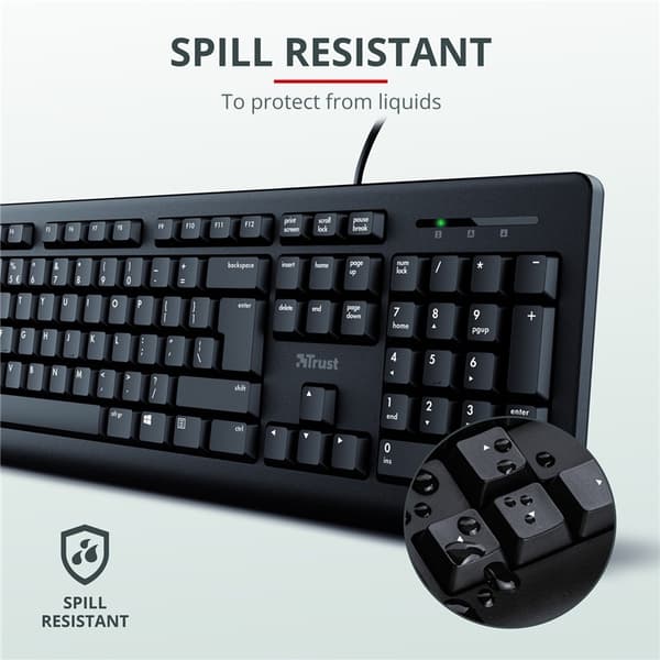 Trust Primo Keyboard Nordic layo