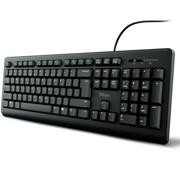 Trust Primo Keyboard Nordic layo Sort