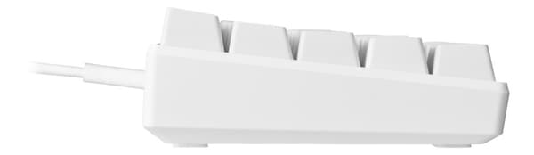 WHITE LINE WK85R Mechanical keyboard, 60% layout, red switches, white