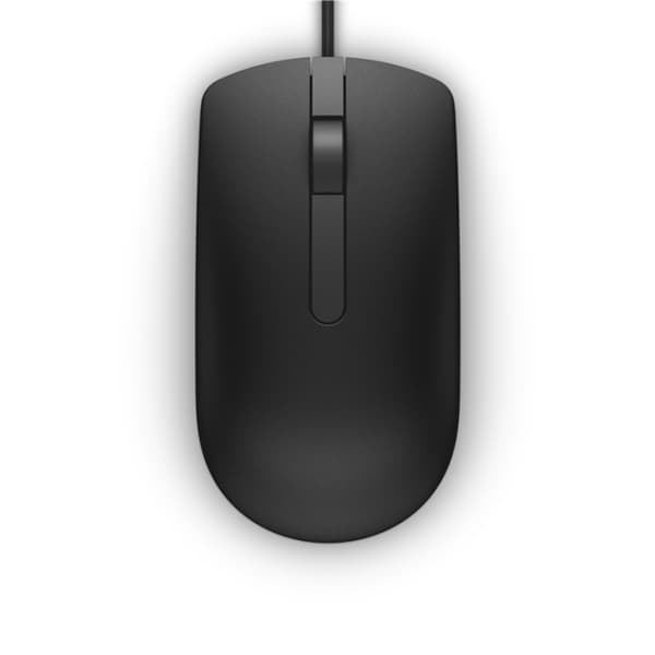 DELL MS116 datormöss Ambidextrous USB Type-A Optisk 1000 DPI
