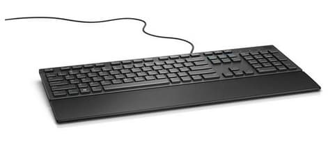 DELL KB216 tangentbord QWERTY Dansk Svart