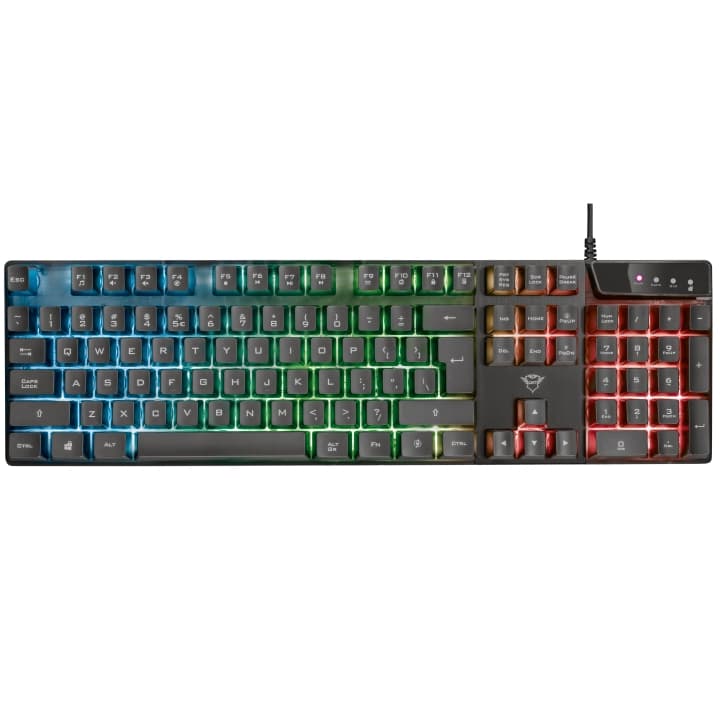 Trust GXT 835 Azor RGB Gaming Keyboard Nordic