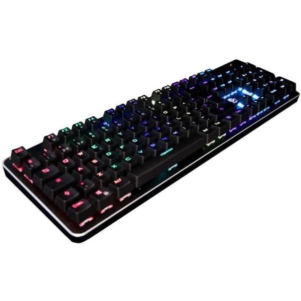 TALIUS Kimera USB QWERTY Spansk Svart - Tangentbord (trådbundna, USB, Mekaniskt tangentbord, QWERTY, RGB LED, Svart) -