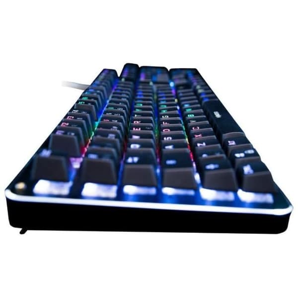 TALIUS Kimera USB QWERTY Spansk Svart - Tangentbord (trådbundna, USB, Mekaniskt tangentbord, QWERTY, RGB LED, Svart) -
