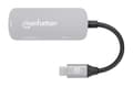 Miniatyrbild 3 av 5: Manhattan 130707, Kabel, USB 3.2 Gen 1 (3.1 Gen 1) Type-C, 100 W, Gjuten aluminium, 3840 x 2160 pixlar, 30 hz