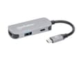 Miniatyrbild 1 av 5: Manhattan 130707, Kabel, USB 3.2 Gen 1 (3.1 Gen 1) Type-C, 100 W, Gjuten aluminium, 3840 x 2160 pixlar, 30 hz