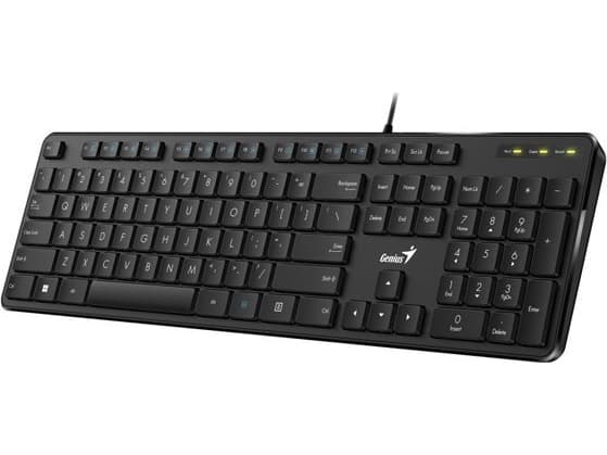 Genius Keyboard Genius Slimstar M200, CZ/SK Keyboard, Classic, Silent Type Wired (USB), Black, No