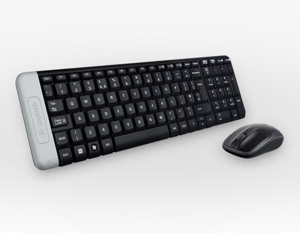 Logitech Wireless Combo MK220 - Tastatur og mus sæt - trådløs - 2,4 GHz - Portugisisk