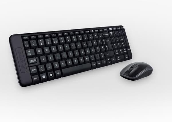 Logitech Wireless Combo MK220 - Tastatur og mus sæt - trådløs - 2,4 GHz - Portugisisk