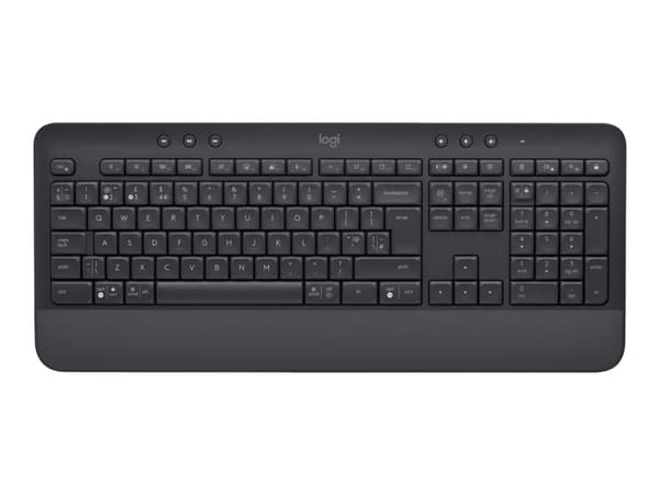 Logitech Signature K650 - Tangentbord - trådlös - Bluetooth 5.1 - AZERTY - holländsk - grafit