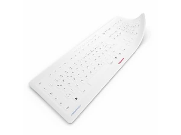 CHERRY 61510017, Näppäimistön suoja, Silikoni, 463 mm, 164 mm, 100 g, Harmaa