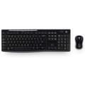 Miniatyrbild 1 av 2: Tangentbord och Mus Logitech LGT-MK270-US Svart QWERTY Qwerty US
