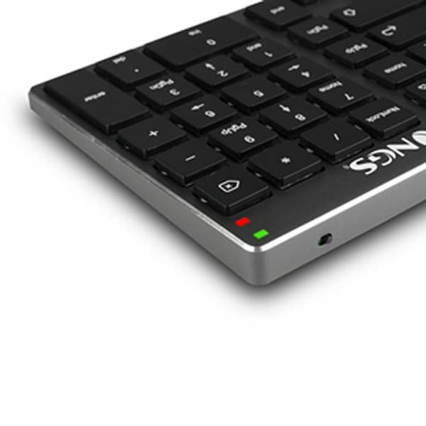 Näppäimistö NGS FORTUNE-BT ESPAÑOL Harmaa Espanjalainen Qwerty