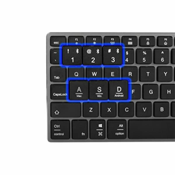 Näppäimistö NGS FORTUNE-BT ESPAÑOL Harmaa Espanjalainen Qwerty