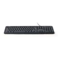 Miniatyrbillede 2 af 2: Tastatur GEMBIRD KB-U-103 Sort Spansk qwerty