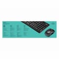 Miniatyrbillede 2 af 2: Tastatur og mus Logitech LGT-MK270-US Sort QWERTY Qwerty US