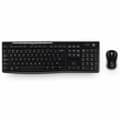 Miniatyrbillede 1 af 2: Tastatur og mus Logitech LGT-MK270-US Sort QWERTY Qwerty US