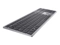 Miniatyrbild 1 av 5: Dell Multi-Device KB700 - Tangentbord - trådlös - 2.4 GHz, Bluetooth 5.0 - QWERTY - USA, internationellt - Titan gray - med 3 års avancerad utbytesse