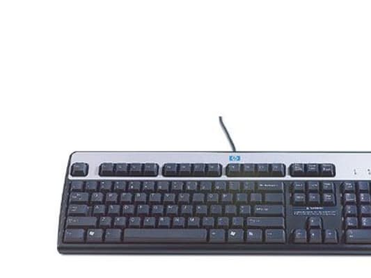 HP USB Standard Keyboard, Täysikokoinen (100 %), Langallinen, USB, QWERTY