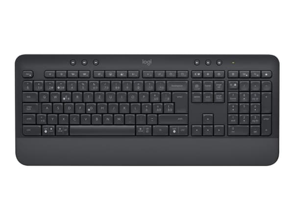 Logitech Signature MK650 Combo For Business, Täysikokoinen (100 %), Bluetooth, Kalvokytkin, QWERTY, Grafiitti, Sisältää hiiren