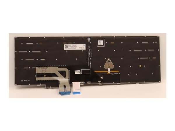 Chicony - Ersättningstangentbord för bärbar dator - med Trackpoint - bakgrundsbelyst - tjeckisk/slovakisk - grå - FRU - för ThinkPad P16 Gen 1 21D6,