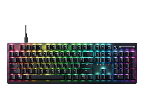 Razer RZ03-04500100-R3M1, Täysikokoinen (100 %), USB, QWERTY, RGB LED, Musta