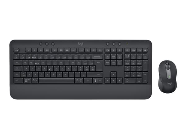 Logitech Signature MK650 Combo for Business - Tastatur- og mussett - trådløs - Bluetooth LE - AZERTY - Belgisk - grafitt
