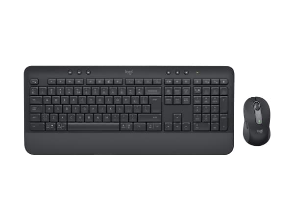 Logitech Signature MK650 Combo for Business - Sats med tangentbord och mus - trådlös - Bluetooth LE - QWERTY - spansk - grafit