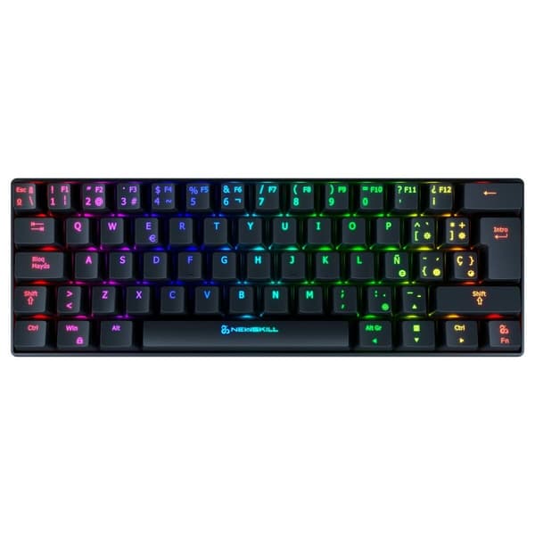 Gaming-tastatur Newskill Pyros Spansk qwerty
