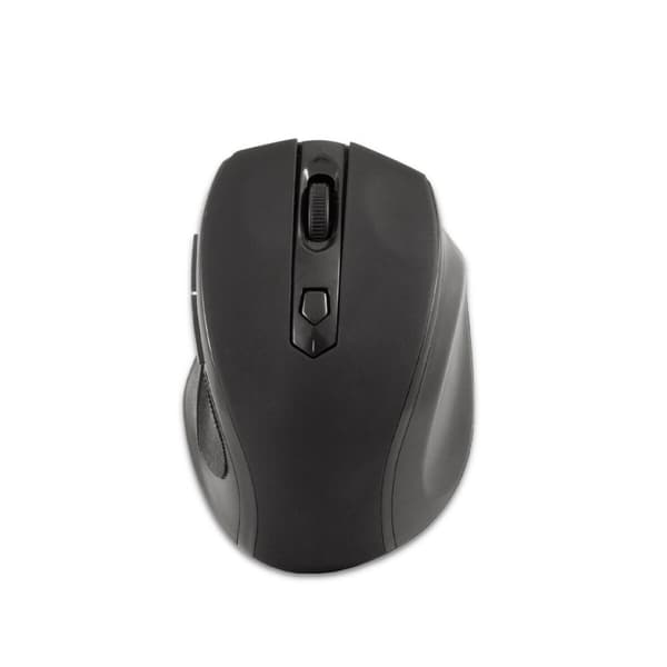 Tastatur og mus CoolBox COO-KTR-02W Spansk qwerty Sort Trådløst