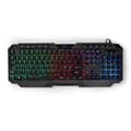 Pikkukuva 2 / 11: Nedis Pelinäppäimistö Langallinen | USB Type-A | Kalvonäppäiminä | LED | QWERTY | ND Näppäinasettelu | USB Virta | Virtakaapelin pituus: 1.30 m | Mult