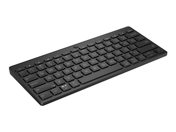 HP 355 Compact Multi-Device - Tangentbord - trådlös - Bluetooth 5.2 - hela norden - svart - återvinningsbar förpackning
