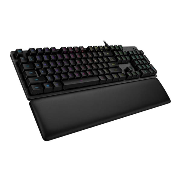 Bluetooth-tangentbord med tabletthållare Logitech G513 CARBON LIGHTSYNC RGB Mechanical Gaming Keyboard, GX Brown Franska AZERTY Kol