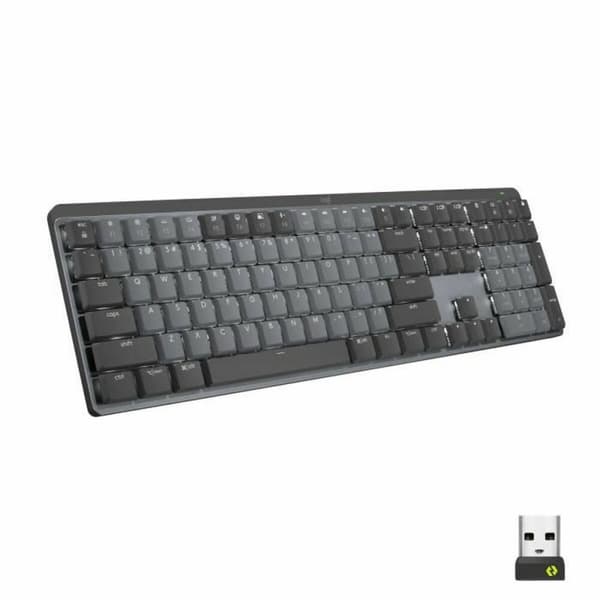 Tangentbord Logitech MX Mechanical USB Grafit Bakgrundsbelysning Trådlös AZERTY