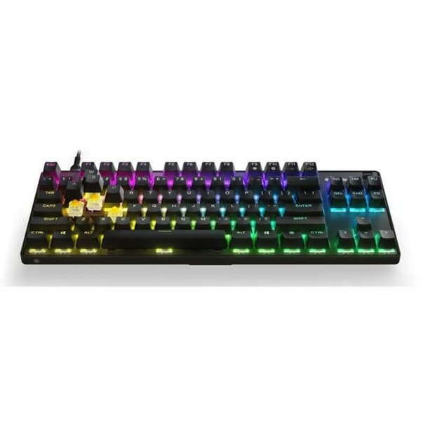 Gaming Tangentbord/ OR: Speltangentbord SteelSeries Apex 9 TKL AZERTY Svart