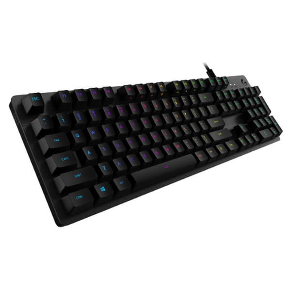 Tangentbord Logitech Lightsync G512 Gaming Svart Belysning RGB AZERTY